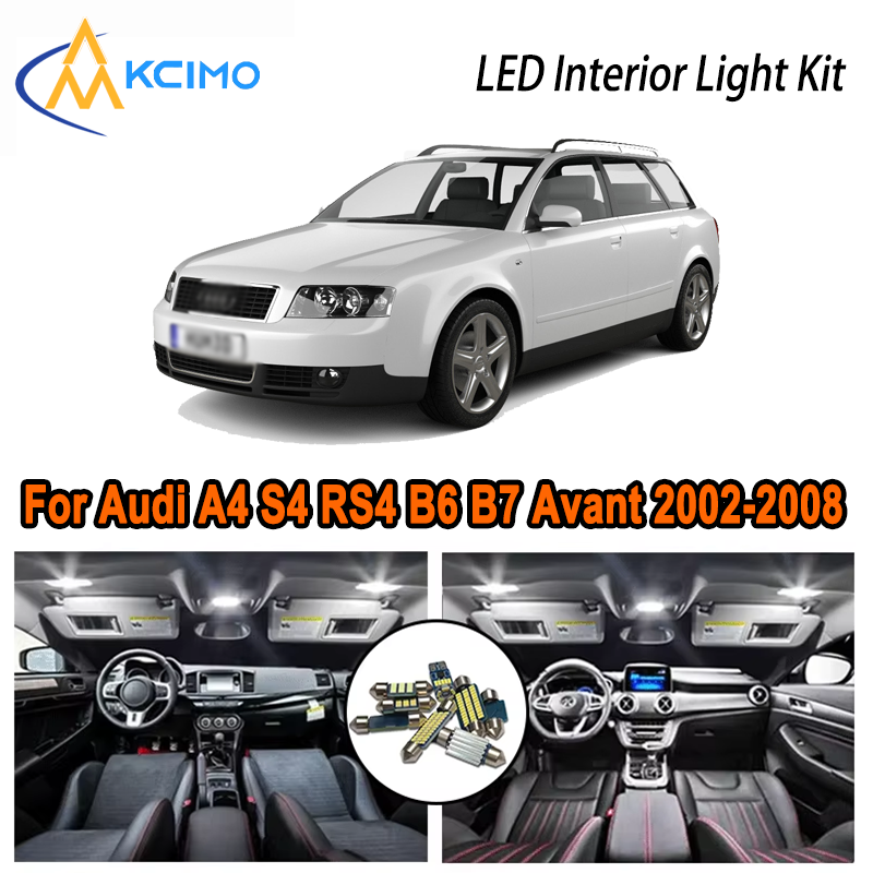 Interior Photography Lighting - For Audi A4 S4 RS4 B6