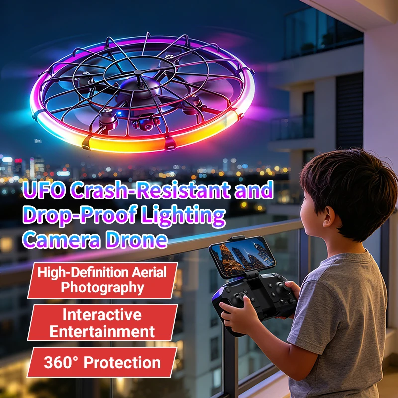 Photography Lightning - JJRC H145 UFO RC Drone with