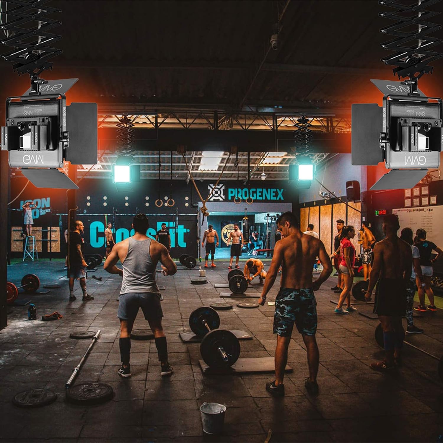RGB LED Panel Video Light with - Photography Lighting Kit ulasan dan harga