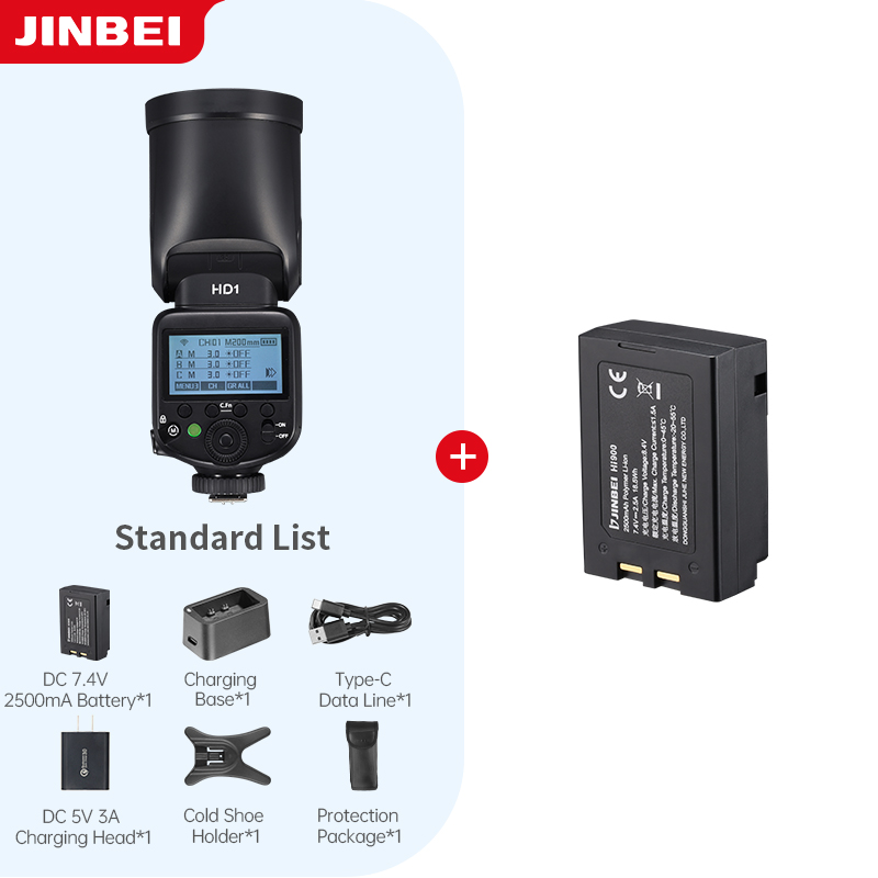 JINBEI HD-1Round-head HSS Spee - Photography Lighting Kit ulasan dan harga