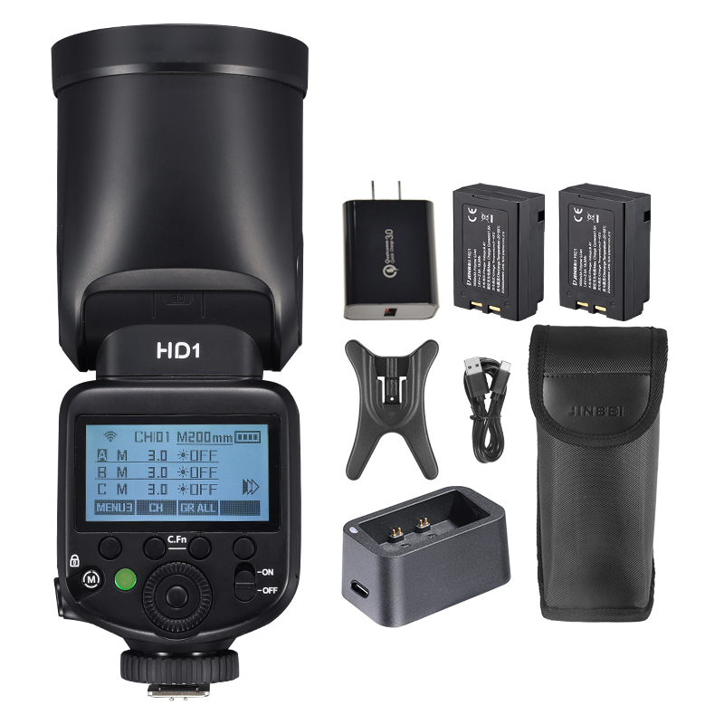 JINBEI HD-1Round-head HSS Spee - Photography Lighting Kit ulasan dan harga