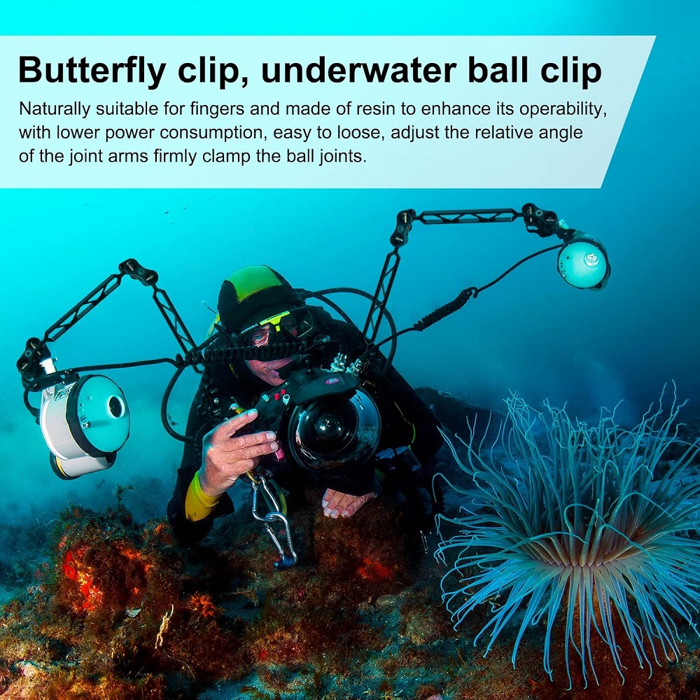 Mcoplus Butterfly Clip Diving  - Photography Lighting Essentials ulasan dan harga