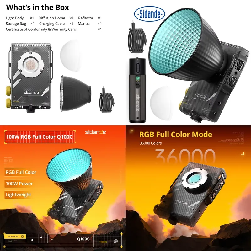 Brand For Sidande Q100C Q100Li - Photography Lighting Brands ulasan dan harga