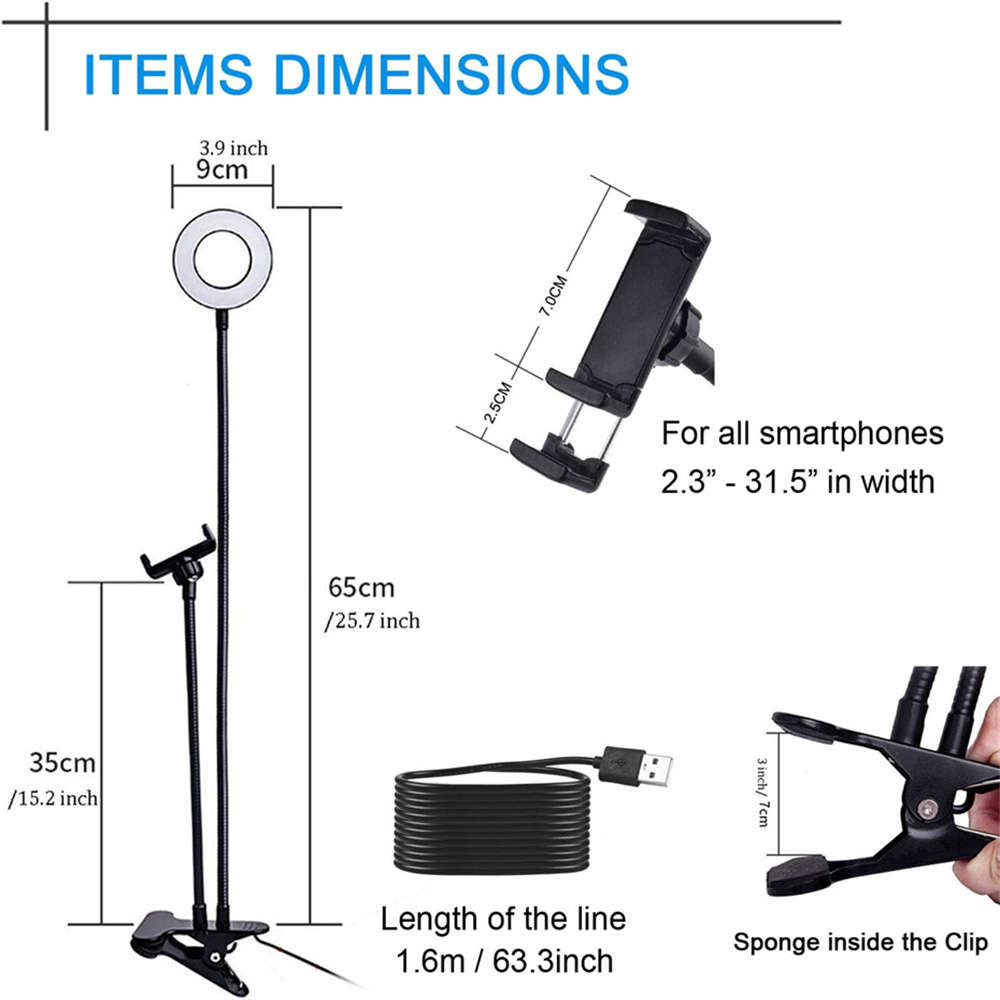 Universal Flexible Mobile Phon - Photography Lighting Overhead ulasan dan harga