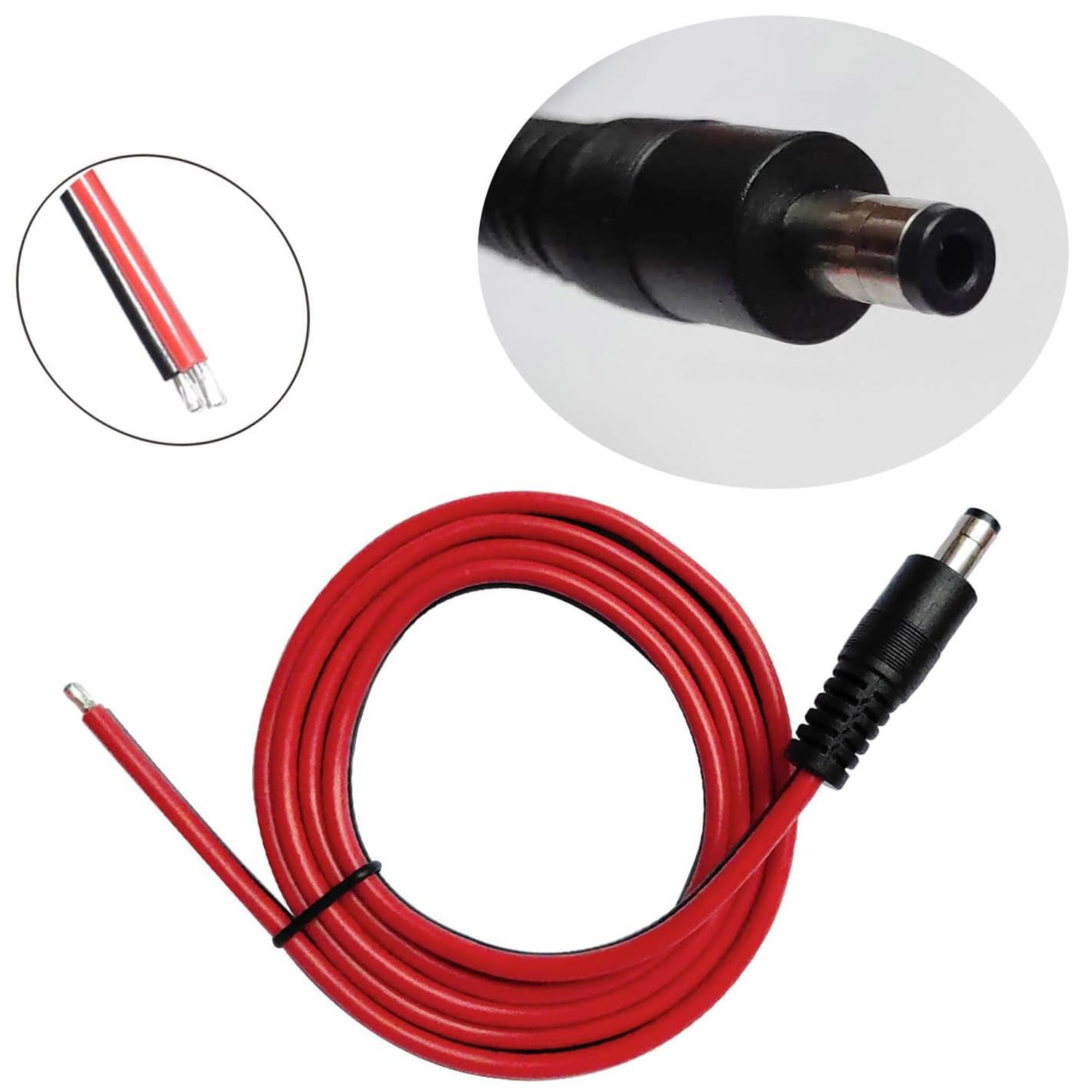 1pc 14AWG DC Power Supply 5.5m - Macro Photography Led Lighting ulasan dan harga