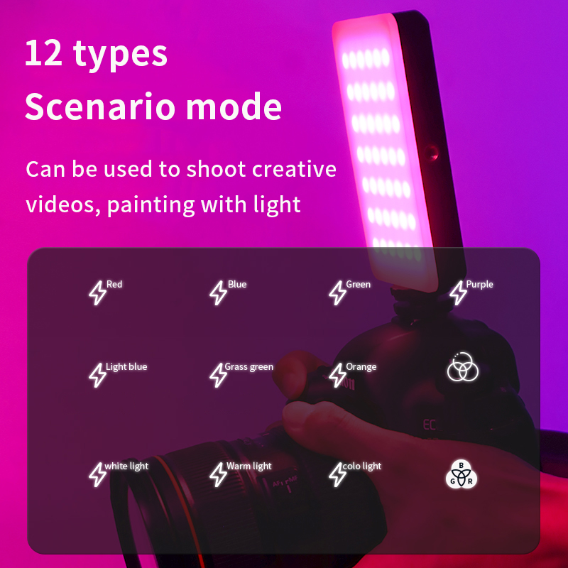 RGB Video Light Portable LED C - Photography Lighting Board ulasan dan harga
