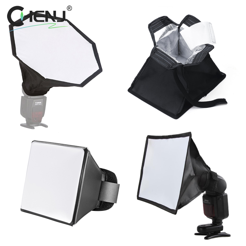 1pcs Foldable Flash Diffuser S - Photography Lightning ulasan dan harga