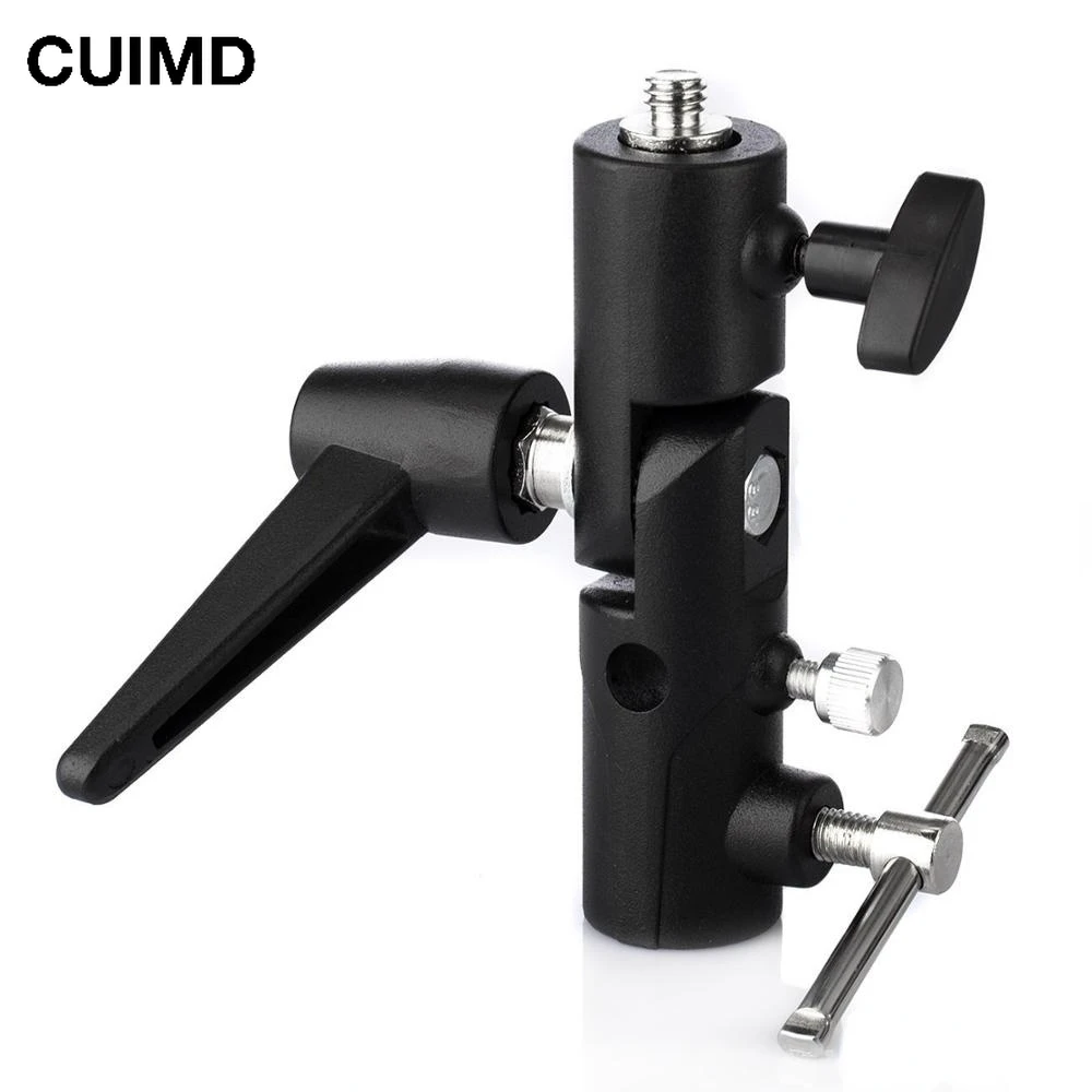 Flash Bracket Hot Shoe Umbrell - Photography Lightning ulasan dan harga