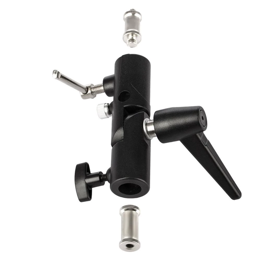 Flash Bracket Hot Shoe Umbrell - Photography Lightning ulasan dan harga