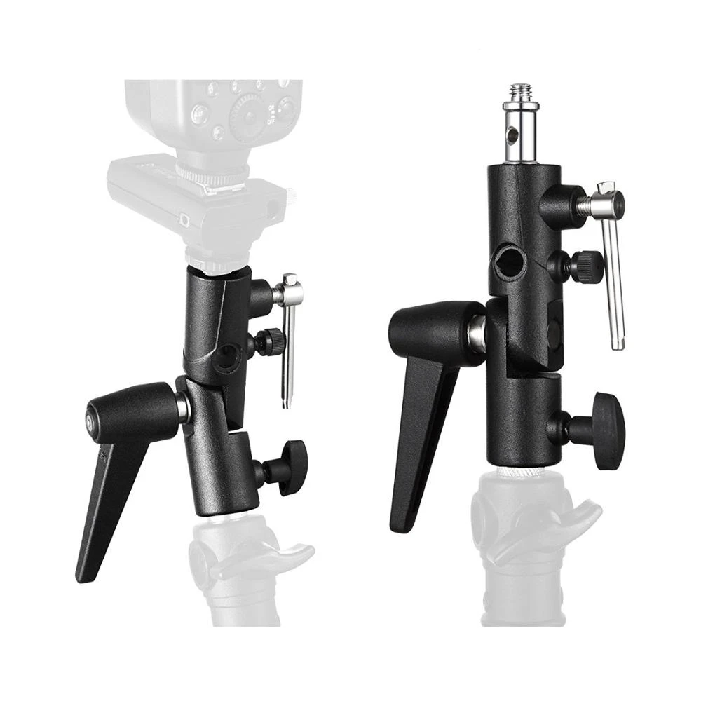 Flash Bracket Hot Shoe Umbrell - Photography Lightning ulasan dan harga