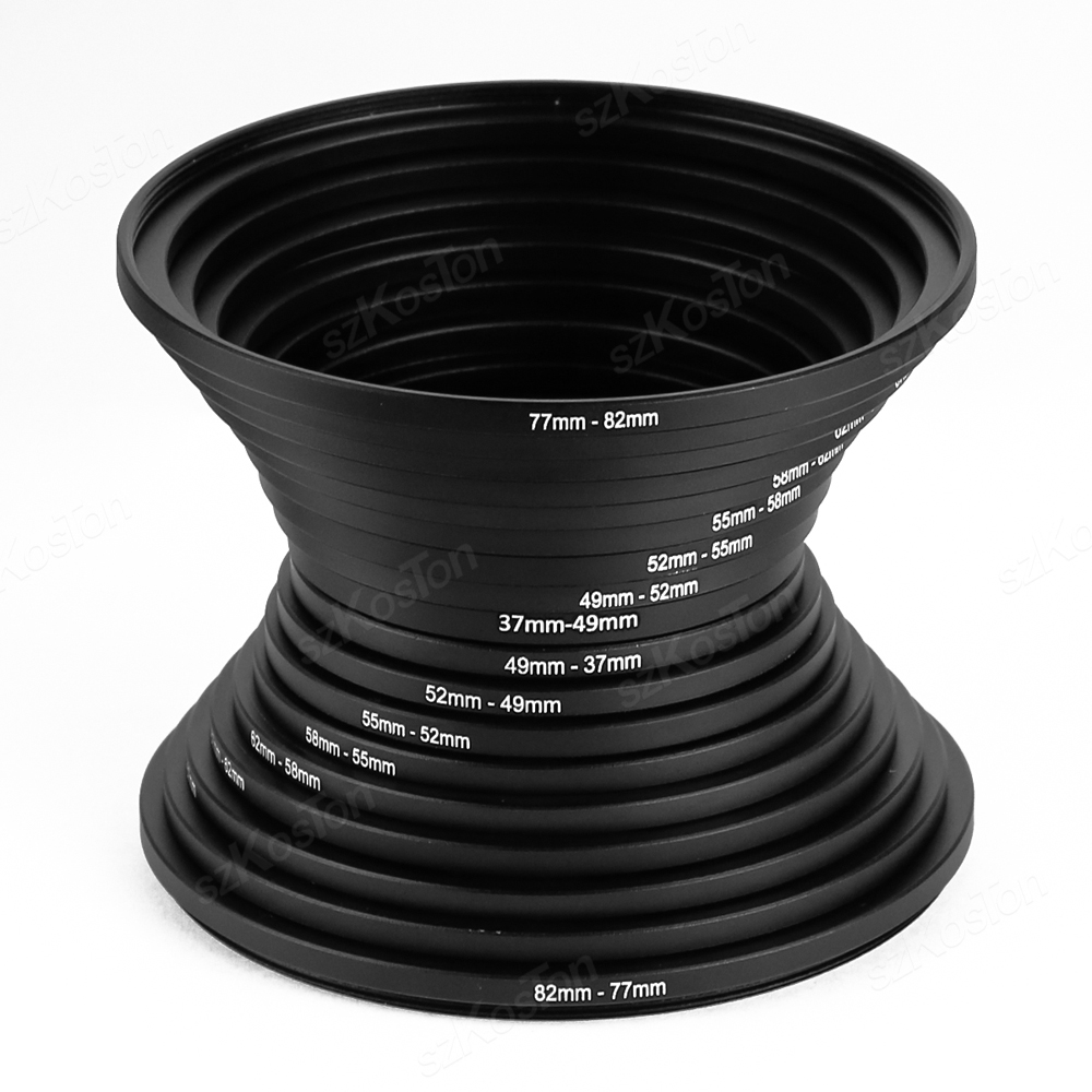 18pcs Camera Lens Filter Step  - Macro Photography Lighting Kit ulasan dan harga