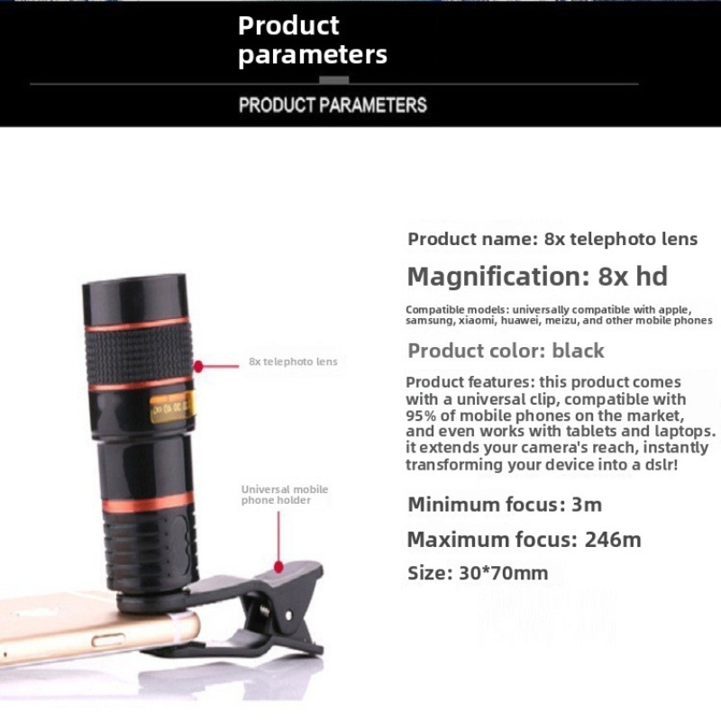 Telephoto Phone Lens Camera Un - Lighting Effect In Photography ulasan dan harga