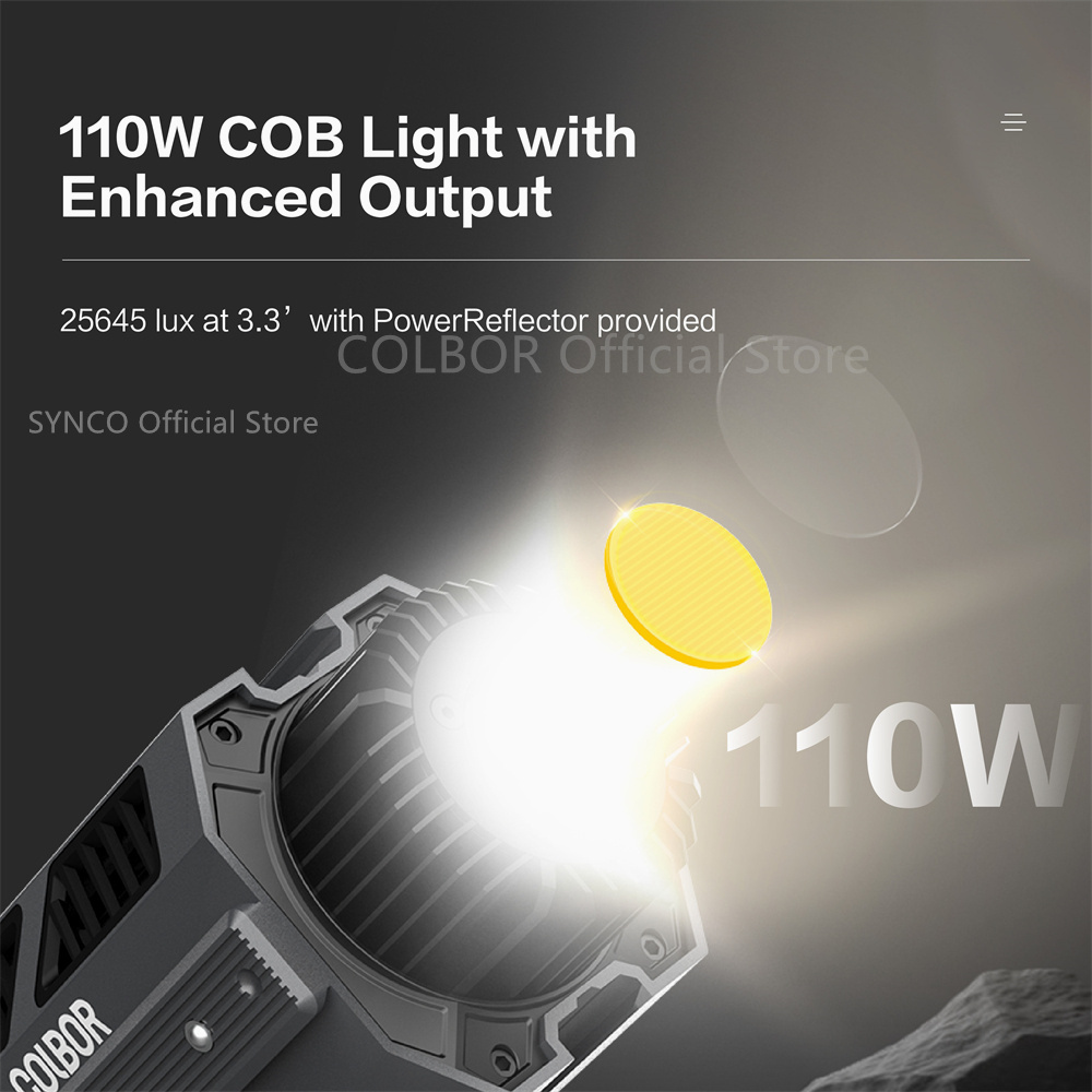 COLBOR CL100X COB Led Light Vi - Photography Lightning ulasan dan harga
