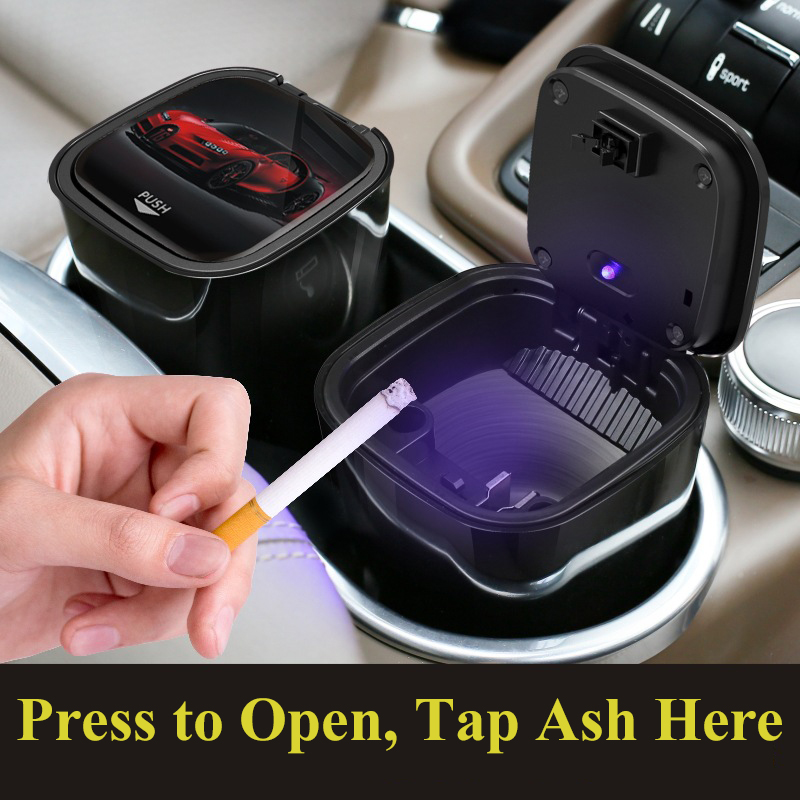 Mobidea Portable Car Ashtray w - Interior Photography Lighting ulasan dan harga