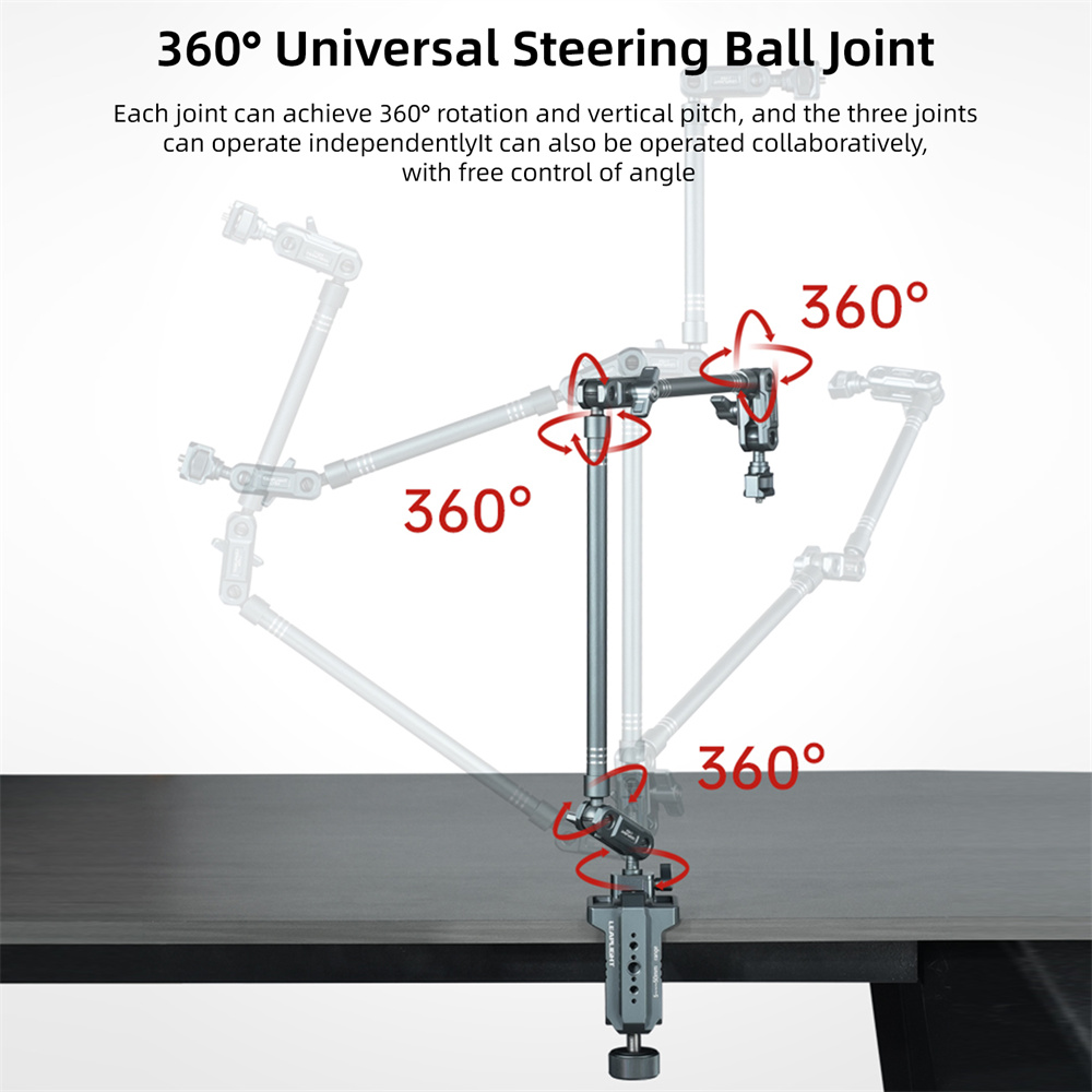 LEAPLIGHT Magic Arm W Clamp, O - Photography Lighting Overhead ulasan dan harga