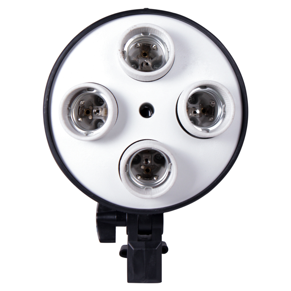 E27 Base Four Lamp Holder  Lig - Photography Lighting Kit ulasan dan harga