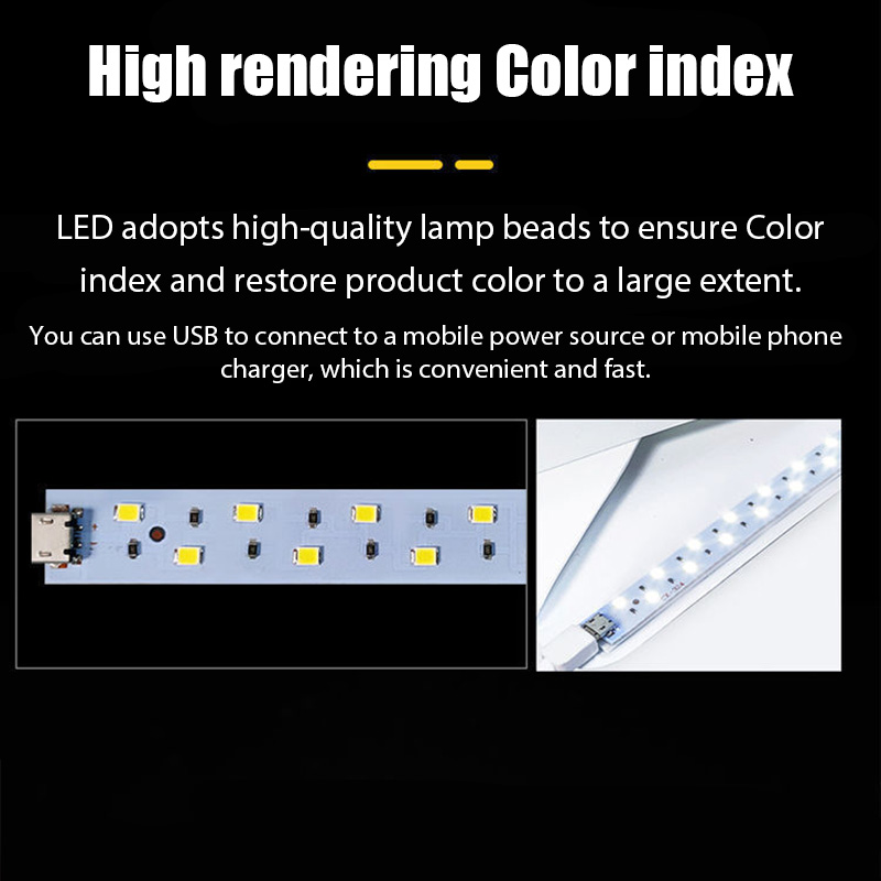 Folding Lightbox Portable Phot - Macro Photography Lighting Kit ulasan dan harga