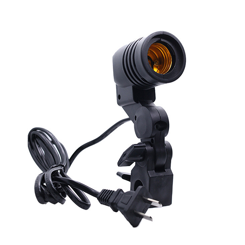 E27 AC Socket Lamp Single Head - Photography Lightning ulasan dan harga