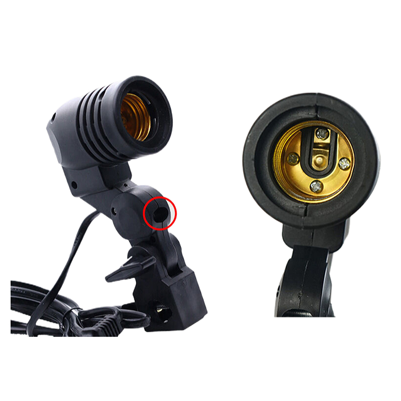 E27 AC Socket Lamp Single Head - Photography Lightning ulasan dan harga