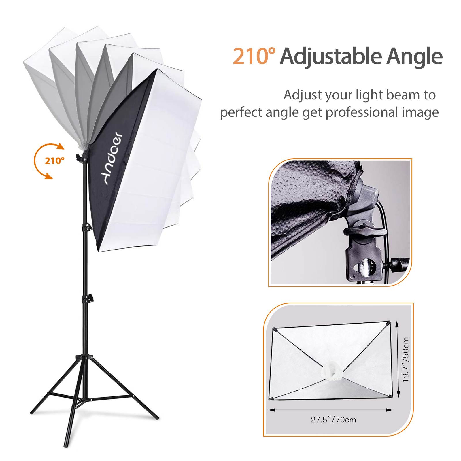Andoer Studio Photography Ligh - Photography Lightning ulasan dan harga