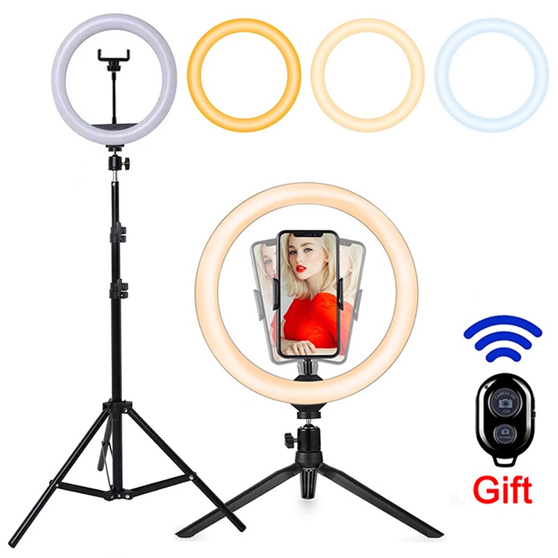 16/26/33cm LED Selfie Ring Lig - Photography Lighting Overhead ulasan dan harga