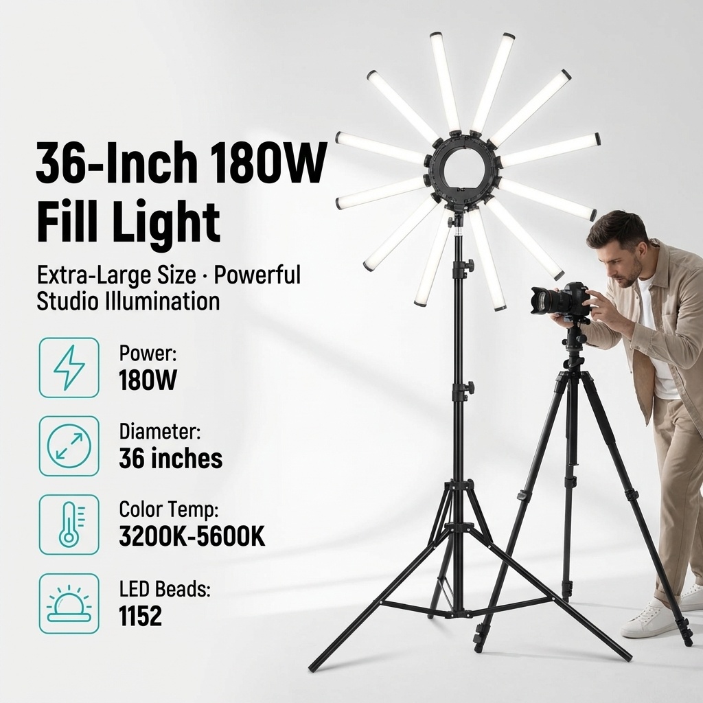 12 Arms Multi Tube Photography - Photography Lighting Kit ulasan dan harga