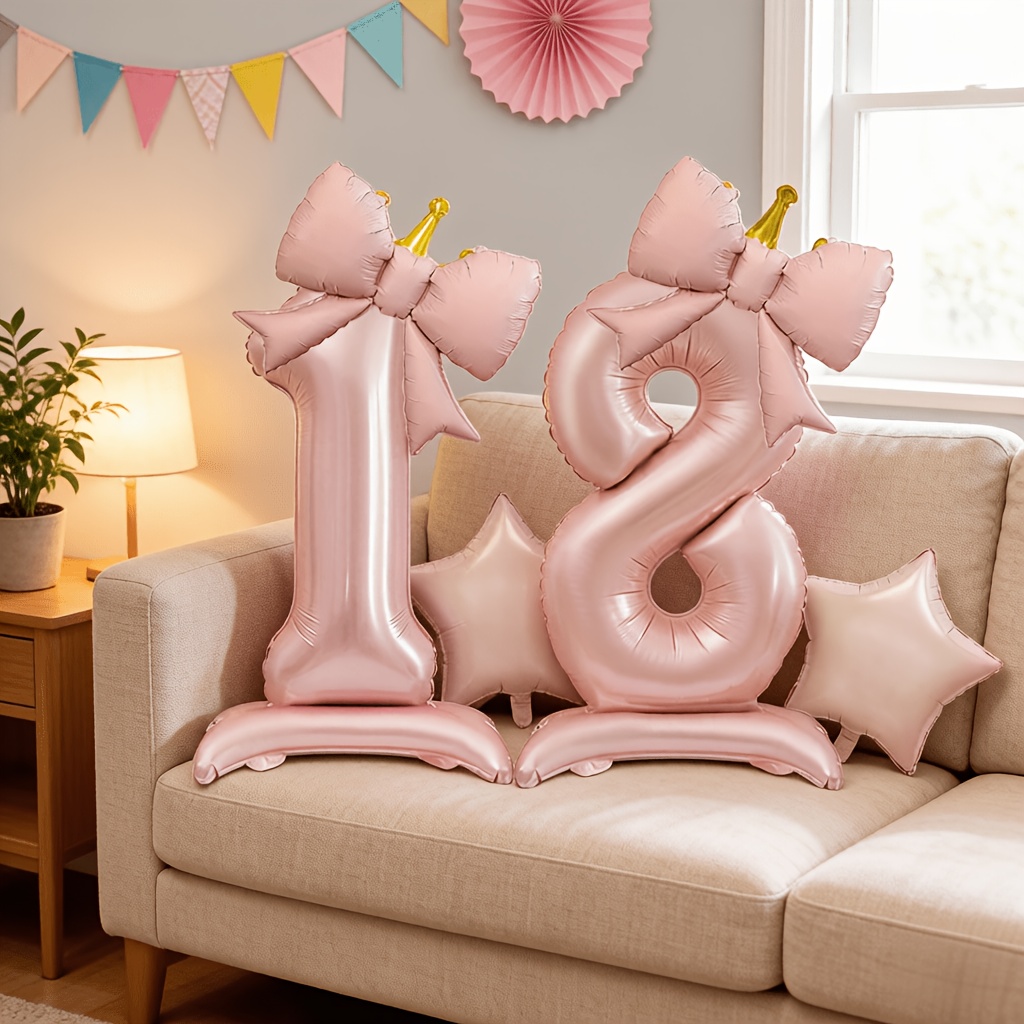 Light Luxury Pink 3D Balloons  - Photography Lighting Kit ulasan dan harga