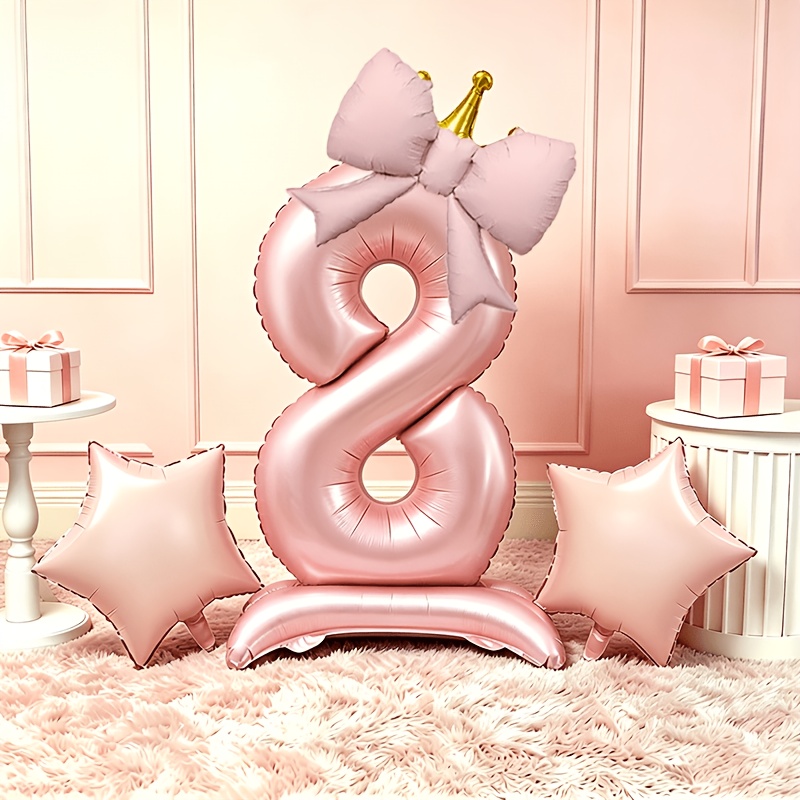 Light Luxury Pink 3D Balloons  - Photography Lighting Kit ulasan dan harga