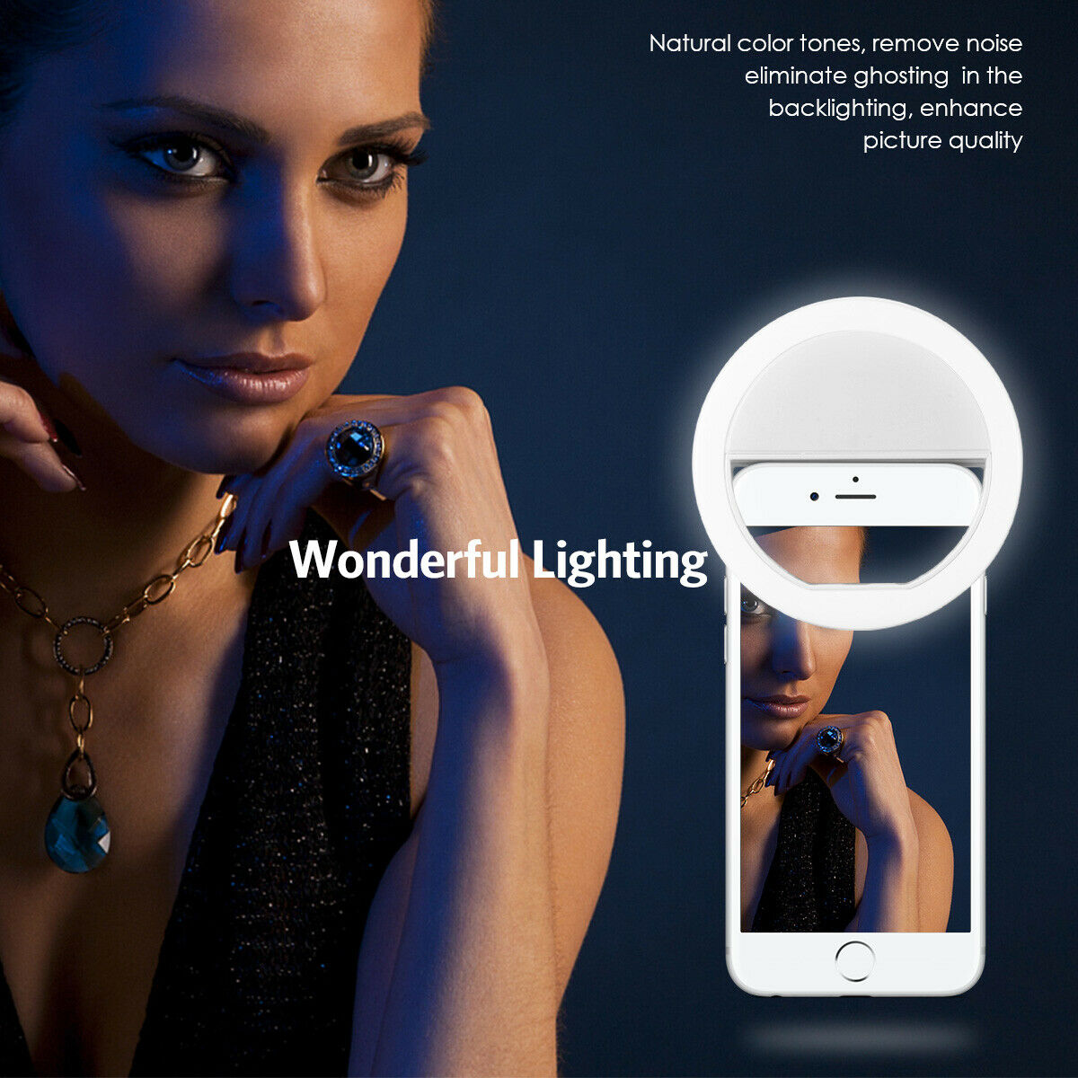USB Charge Led Selfie Ring Lig - Photography Lighting Overhead ulasan dan harga