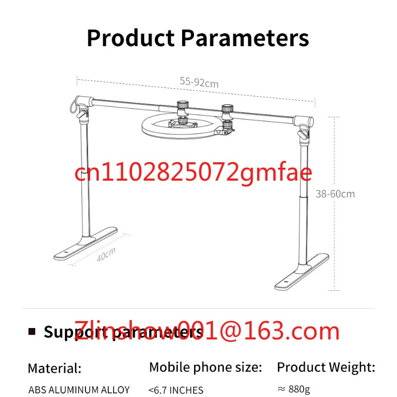 Adjustable Overhead Shooting L - Photography Lighting Overhead ulasan dan harga