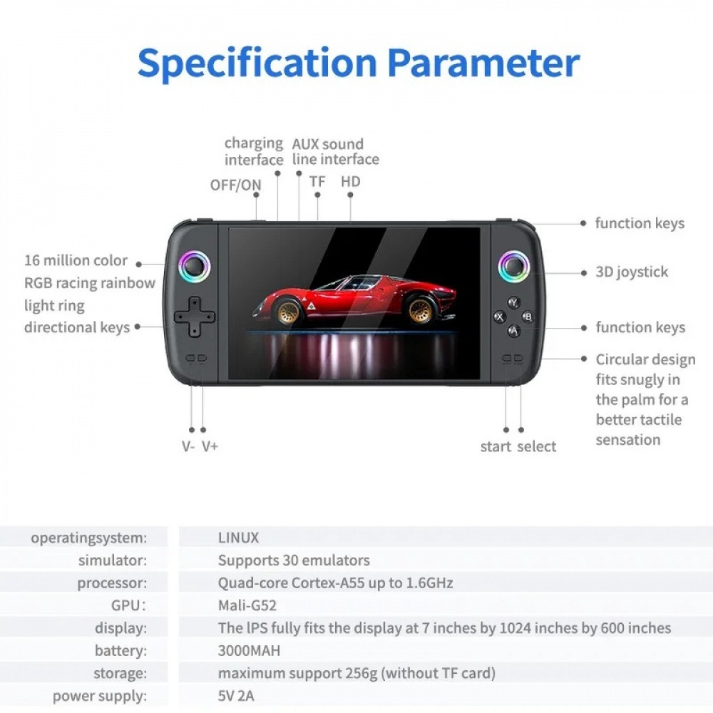M27 7 Inch IPS Screen Handheld - Photography Lightning ulasan dan harga
