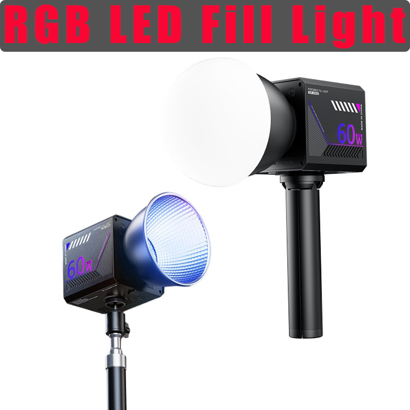 60W RGB Video Light Portable L - Photography Lightning ulasan dan harga