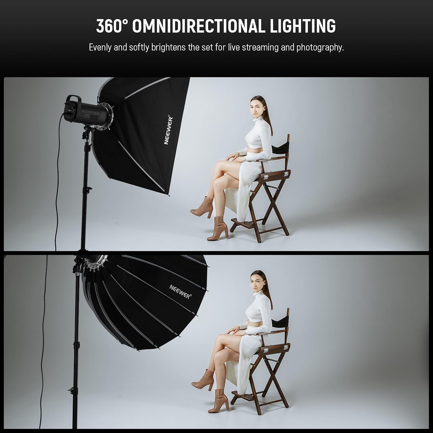 Parabolic Softbox with Bowens  - Macro Photography Lighting Kit ulasan dan harga