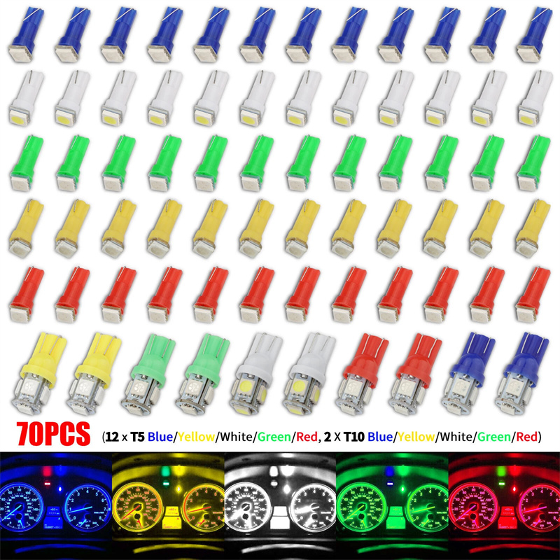 70PCS T5 T10 5050-SMD LED Spee - Interior Photography Lighting ulasan dan harga