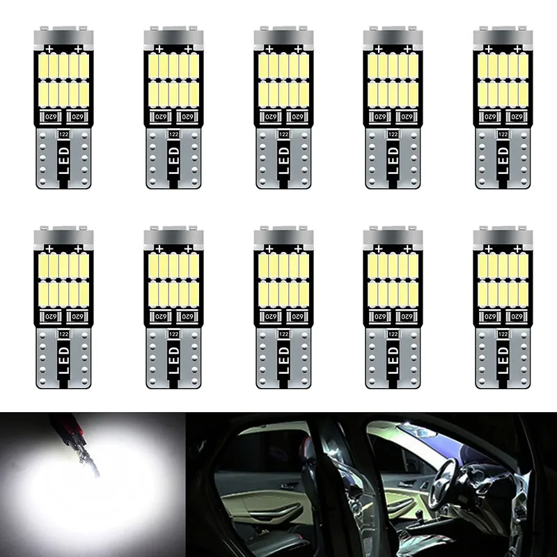 10pcs T10 W5W 194 501 Led Canb - Interior Photography Lighting ulasan dan harga