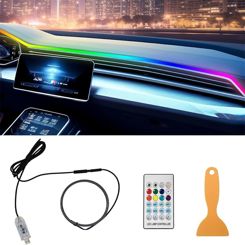 Colorful LED Car Interior Hidd - Interior Photography Lighting ulasan dan harga