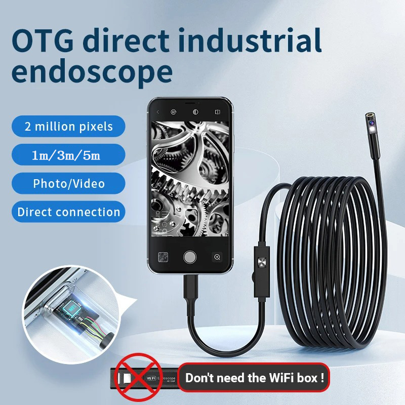 Single/Dual Lens Endoscope Cam - Macro Photography Led Lighting ulasan dan harga