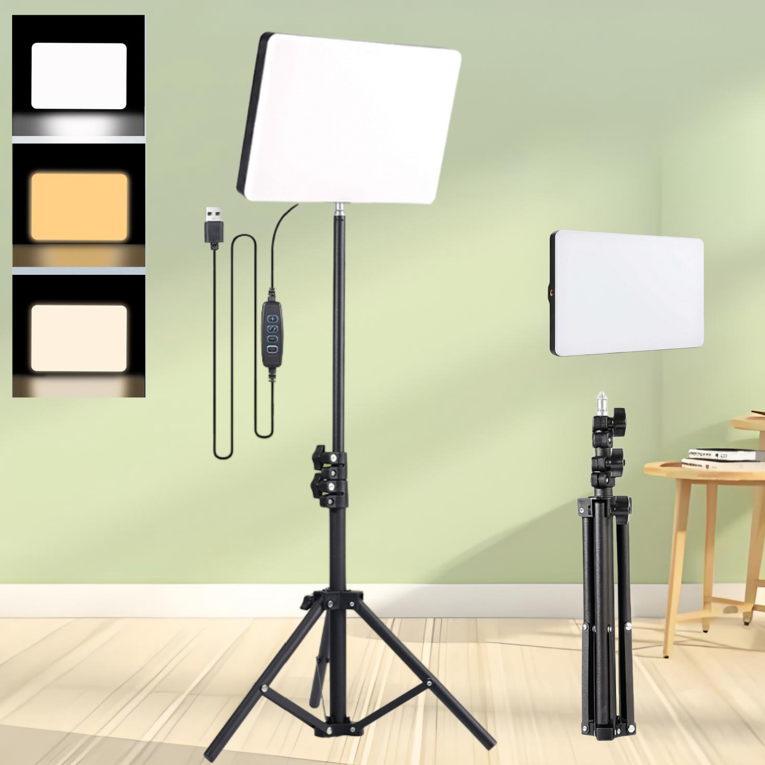 Live Streaming Ring Light Set: - Photography Lighting Set ulasan dan harga