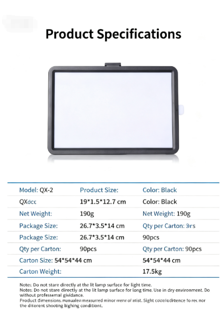 LED Square Panel Fill Light, D - Photography Lighting Board ulasan dan harga